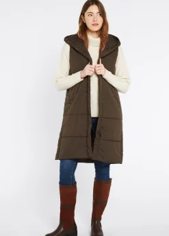 Ryan Women’s Hooded Gilet - Olive