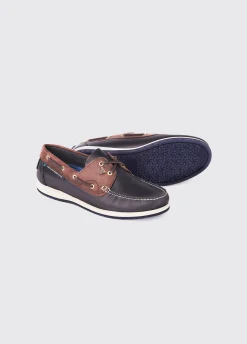 Sailmaker X LT Deck Shoe - Navy/Brown