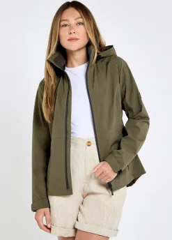 Seamills Women's Lightweight Waterproof Jacket - Kelp