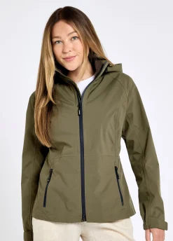 Seamills Women's Lightweight Waterproof Jacket - Kelp