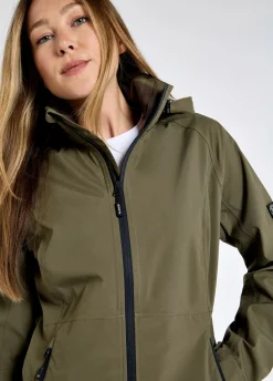 Seamills Women's Lightweight Waterproof Jacket - Kelp