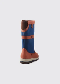 Shamrock Men's ExtraFit™ Sailing Boot - Navy/Brown