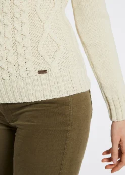 Shanley Women's Merino Sweater - Cream