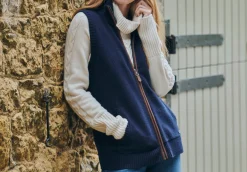 Sheedy Knit Bodywarmer - Navy
