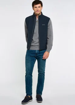 Solent Lightweight men’s hybrid gilet - Navy