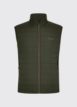 Solent Lightweight men’s hybrid gilet - Olive