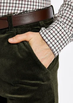 Stride Men's Corduroy Trousers 32in inseam - Olive
