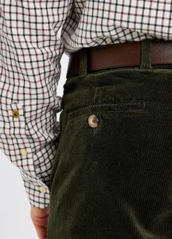 Stride Men's Corduroy Trousers 32in inseam - Olive