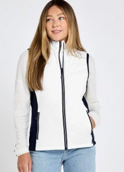 Sunway Women's Hybrid Gilet - White