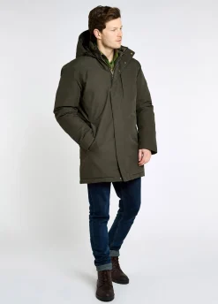 Swiftsheath Men’s waterproof, hooded down parka - Olive