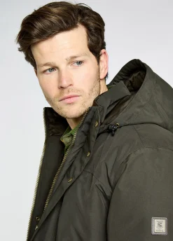 Swiftsheath Men’s waterproof, hooded down parka - Olive