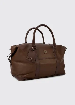 Tollymore Leather Holdall - Walnut