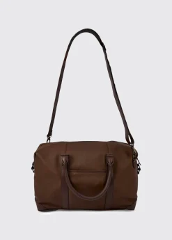 Tollymore Leather Holdall - Walnut
