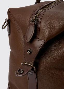 Tollymore Leather Holdall - Walnut