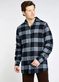 Townley Men’s hunting check shirt - Indigo