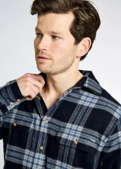 Townley Men’s hunting check shirt - Indigo