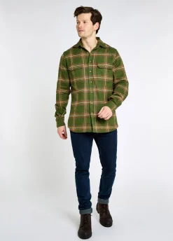 Townley Men’s hunting check shirt - Olive