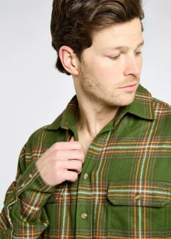 Townley Men’s hunting check shirt - Olive