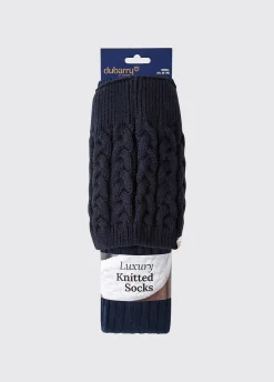 Trinity Ladies Socks - Navy