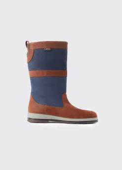Ultima Men's ExtraFit™ Sailing Boot - Navy/Brown