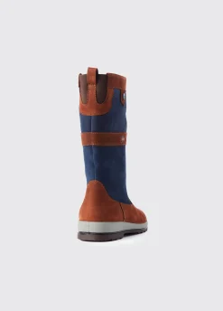 Ultima Men's ExtraFit™ Sailing Boot - Navy/Brown