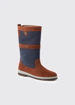 Ultima Men's Sailing Boot - Navy/Brown