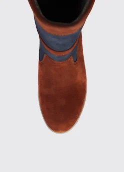 Ultima Men's Sailing Boot - Navy/Brown