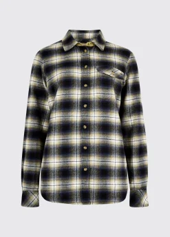 Wildprivet Women’s hunting check shirt - Navy