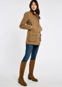 Willow Women's tweed utility jacket - Camel Twill