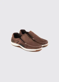 Yacht Men's Slip-On Deck Shoe - Donkey Brown