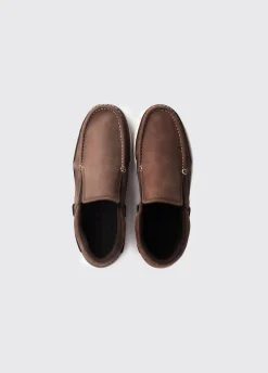 Yacht Men's Slip-On Deck Shoe - Donkey Brown