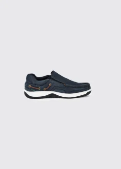 Yacht Men's Slip-On Deck Shoe - Midnight Blue