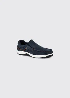 Yacht Men's Slip-On Deck Shoe - Midnight Blue