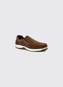 Yacht Men's Slip-On Deck Shoe - Walnut